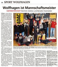 ADAC Kart Jugend Meisterschaft 2023 Wolfhagen MSC Wertung HNA WLZ Extratip