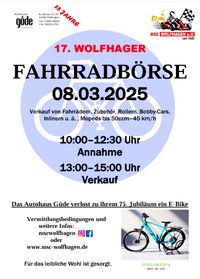 17. Wolfhager Fahrradbörse